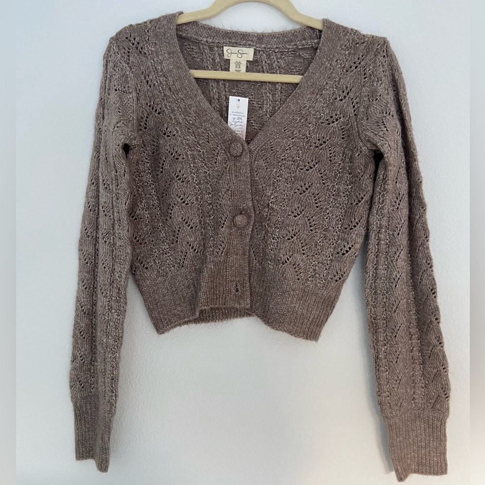 Jessica Simpson Cropped Cardigan XS